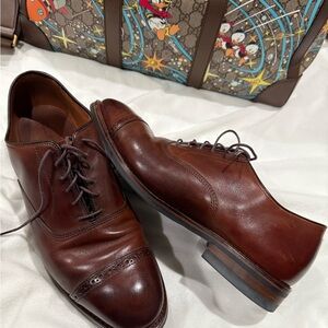 Allen Edmonds Brown Leather Oxfords